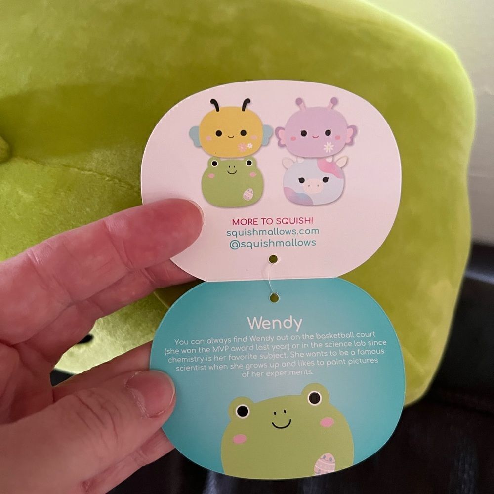 Squishmallows Wendy the Frog Stackable Easter Edition - Picture 5 of 8